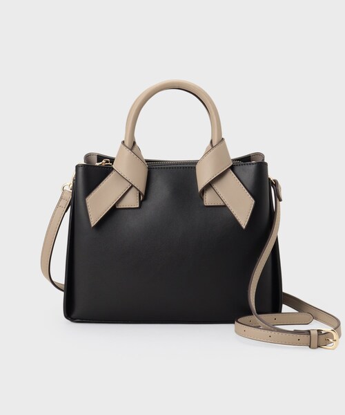 index（インデックス） トートバッグ 「2WAY」リボンハンドルミドル