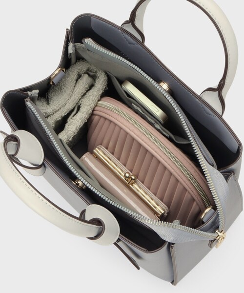 index（インデックス） トートバッグ 「2WAY」リボンハンドルミドル