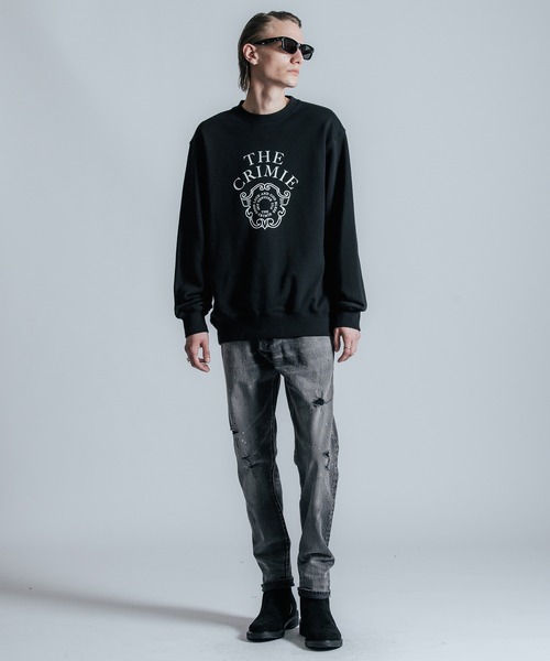 CRIMIE（クライミー） トレーナー スウェット EMBLEM LOGO CREW NECK