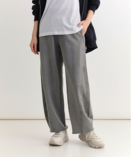 LNA Coco スゥエット 裏起毛ジャージパンツ レディース ライトグレー coca（コカ） スウェットパンツ ジャージ 「DAILY WARM」裏起毛