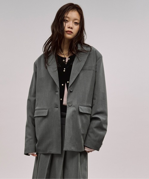 Ezick ジャケット テーラードジャケット back tuck jacket バック
