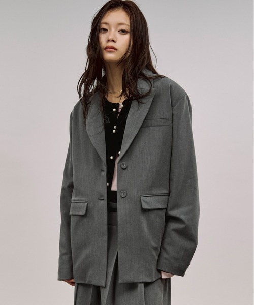 Ezick ジャケット テーラードジャケット back tuck jacket バック