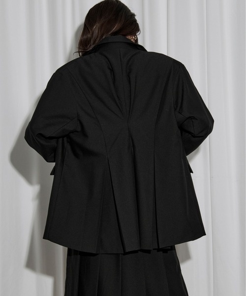 Ezick ジャケット テーラードジャケット back tuck jacket バック
