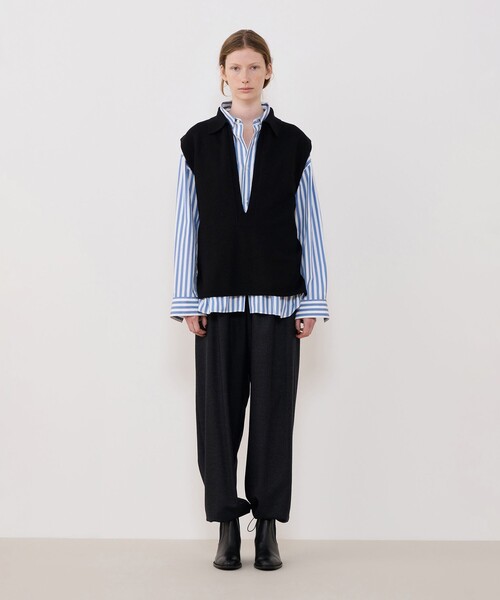 GALERIE VIE（ギャルリー ヴィー） ベスト ジレ ボイルドウール ポロ