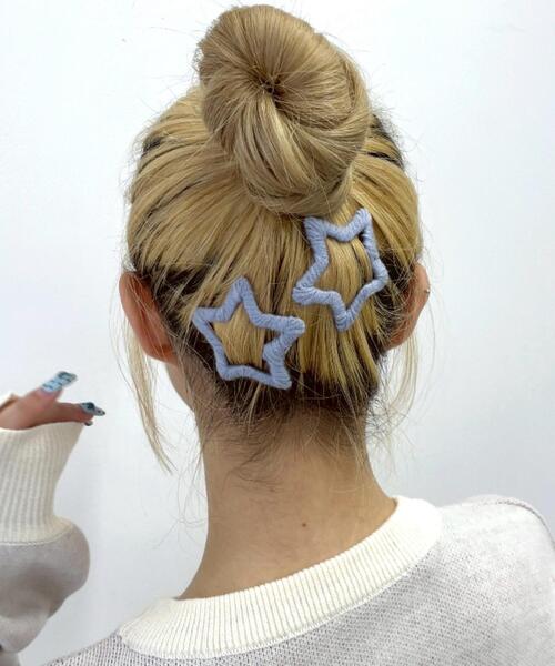 WEGO（ウィゴー） ヘアピン WEGO/「2点セット」スターニットピン