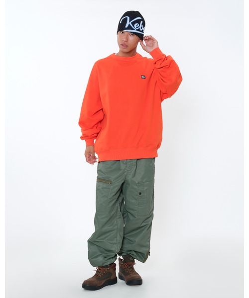 KEBOZ（ケボズ） トレーナー スウェット EFG WAPPEN SWEAT CREWNECK 