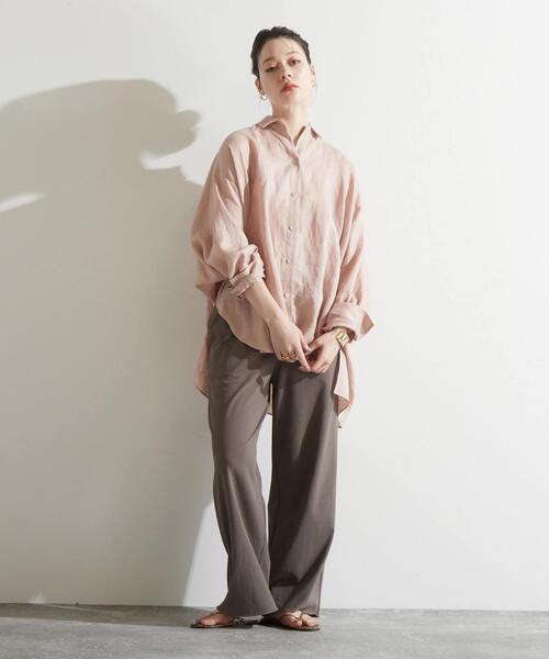 「Liesse」 長袖シャツ FREE ブルー レディース_画像3