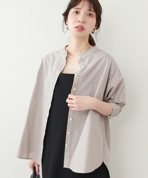 「natural couture」 半袖ブラウス FREE ブルー レディース_画像3