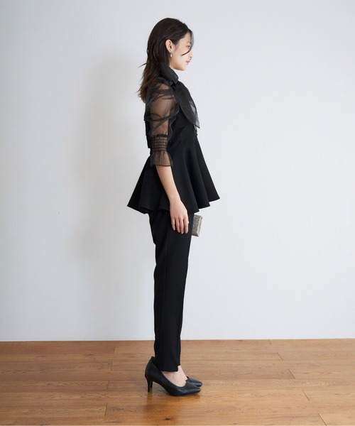 パンツドレス ribon organdy set up 【公式通販】