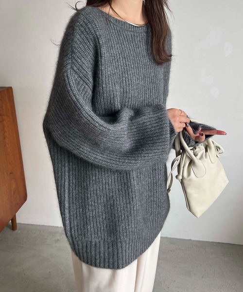 「CAPRICIEUX LE'MAGE」 長袖ニット FREE イエロー レディース_画像5