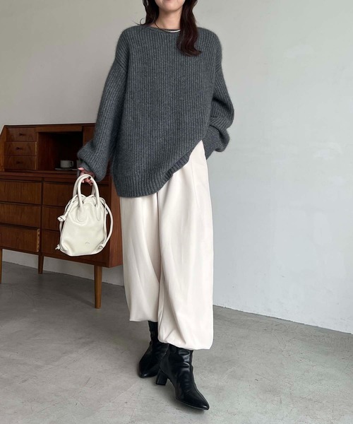 「CAPRICIEUX LE'MAGE」 長袖ニット FREE イエロー レディース_画像9
