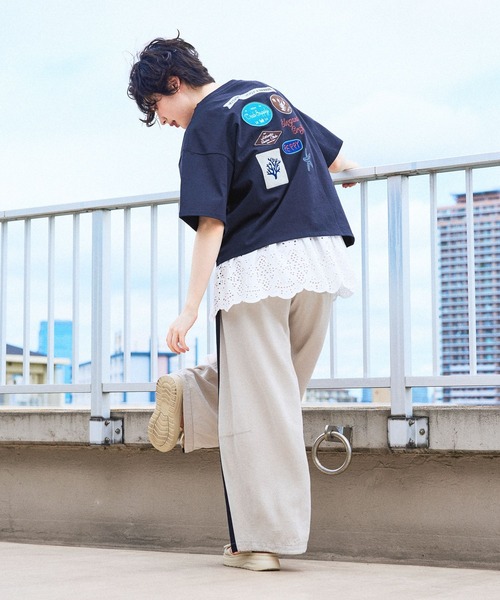 niko and…（ニコアンド） ワイドパンツ パンツ トロットワイドイージー
