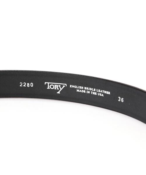 「TORY LEATHER」 ベルト 30 ブラック メンズ_画像5