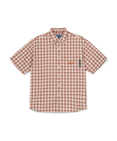 BoTT（ボット） シャツ PLAID SS SHIRT メンズ レディース : ZOZOTOWN