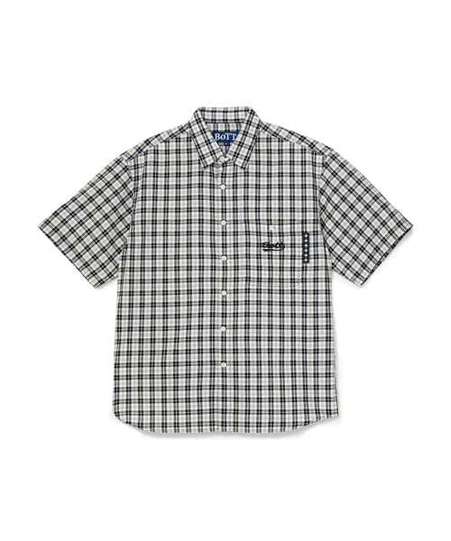 BoTT（ボット） シャツ PLAID SS SHIRT メンズ レディース : ZOZOTOWN