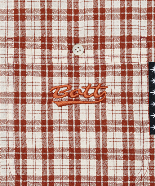 BoTT（ボット） シャツ 半袖 PLAID SS SHIRT メンズ レディース