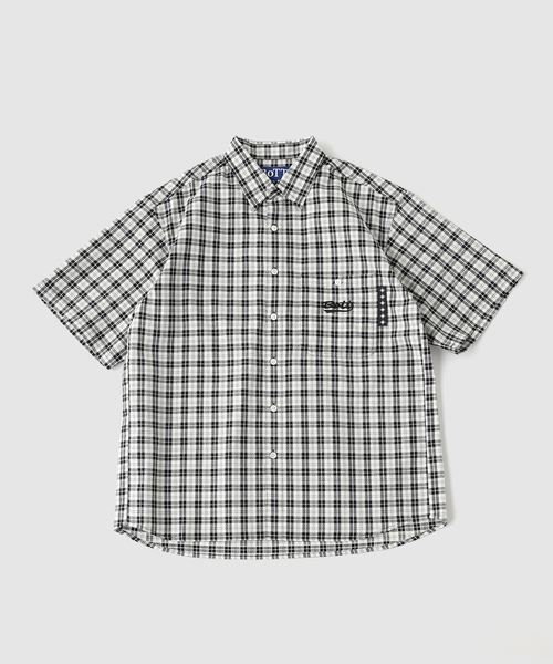 BoTT（ボット） シャツ 半袖 PLAID SS SHIRT メンズ レディース