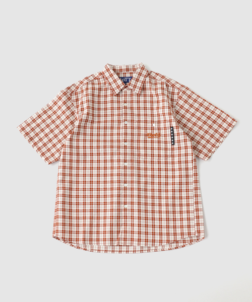BoTT（ボット） シャツ PLAID SS SHIRT メンズ レディース : ZOZOTOWN