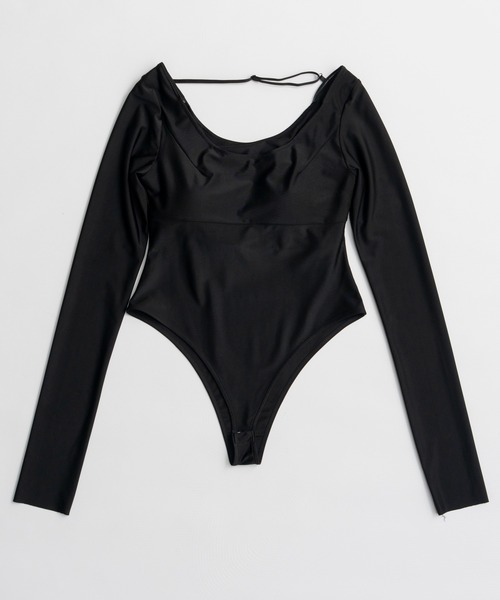 MAISON SPECIAL（メゾンスペシャル） tシャツ Open-Neck Bodysuit