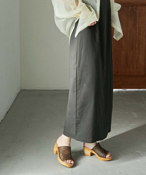 Fashion Letter サンダル 日本製メッシュデザインサンダル