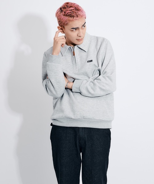 fcmm ロゴスウェット 新品未使用 FCMM スウェット COLOR BLOCK CLASSIC SWEATSHIRTS/カラー