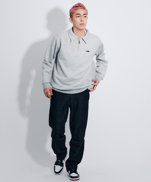 FCMM スウェット 【日本限定アイテム】HALF ZIP COLLAR SWEAT