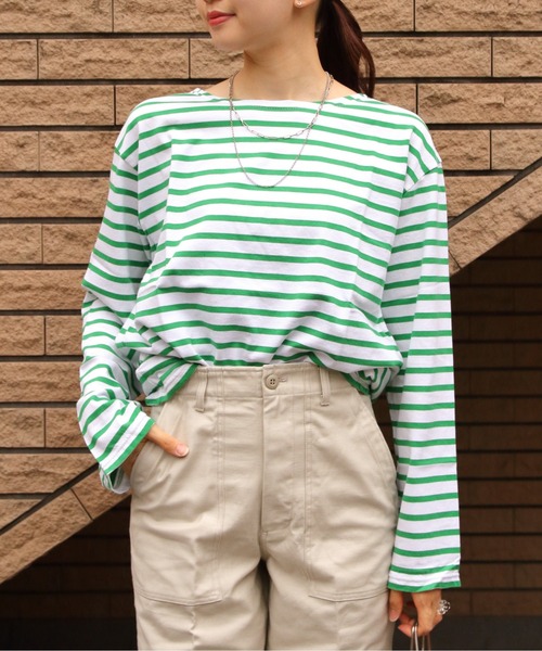 SHINZONE GreenマリンボーダーTシャツトップス ロンT 長袖 楽天市場】【SALE 40％OFF】シンゾーン Shinzone マリン