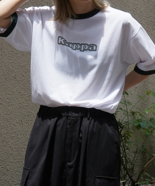 Kappa tシャツ 「Kappa」25SS別注 WEB限定 袖ライン / ワン