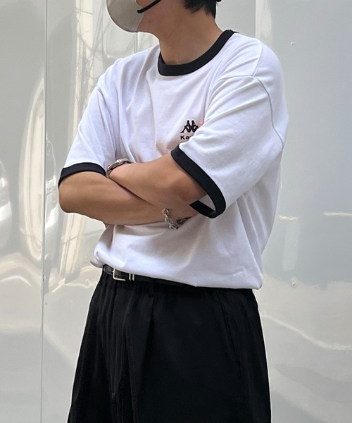 Kappa tシャツ 「Kappa」25SS別注 WEB限定 袖ライン / ワン