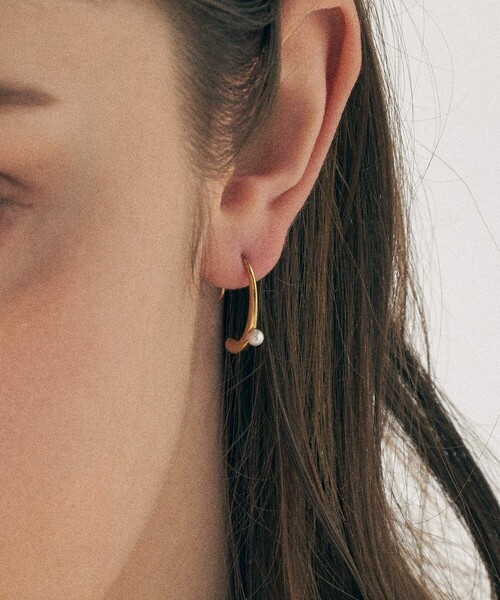 ete ピアス パール ライン レディース : ZOZOTOWN Yahoo!店
