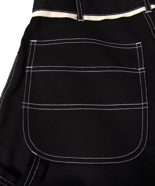 R*様 JNHバルーンシルエットショートパンツ 黒 Dickies パンツ DRAWSTRING WIDE BALOON SHORT/ドローストリング