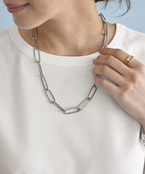 STYLE DELI ネックレス 55cmオーバルチェーンネックレス
