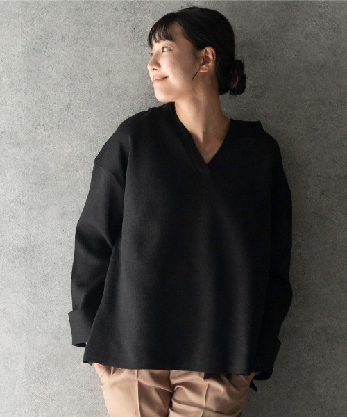 パーカー マタニティ授乳スキッパーニットフーディー レディース