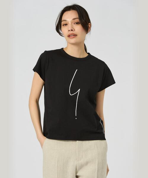 tシャツ アイコニック コットン 半袖 Tシャツ ”ポワンディロニー” レディース