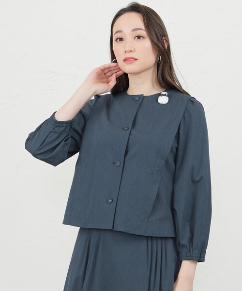 amaca ジャケット&スカートセット ネイビー 40サイズ amaca ジャケット&スカートセット ネイビー 40サイズ