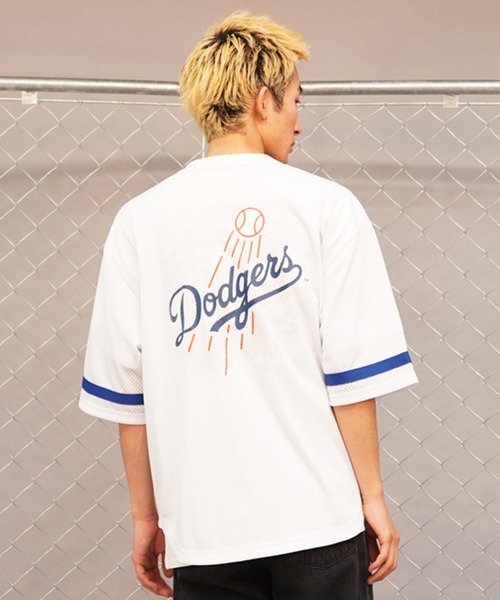 tシャツ Tシャツ メンズ 「ムラサキスポーツ限定」Fanatics/ファナティクス 半袖Tシャツ/ゲームシャツ/メッシュTEE オーバーサイズ ドジ｜zozo｜13