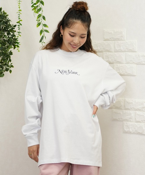 tシャツ NEW ERA/ニューエラ ロンT バックプリント 14350606/14350607 レディース NEW ERA tシャツ ERA/ニューエラ ロンT バックプリント 14350606