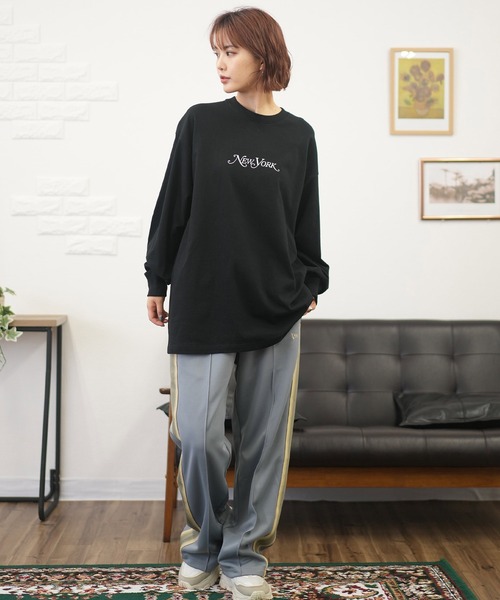 NEW ERA ニューエラ 長袖 Tシャツ レディース ロンT バックプリント 14350606 楽天市場】NEW ERA ニューエラ 長袖 Tシャツ レディース ロンT