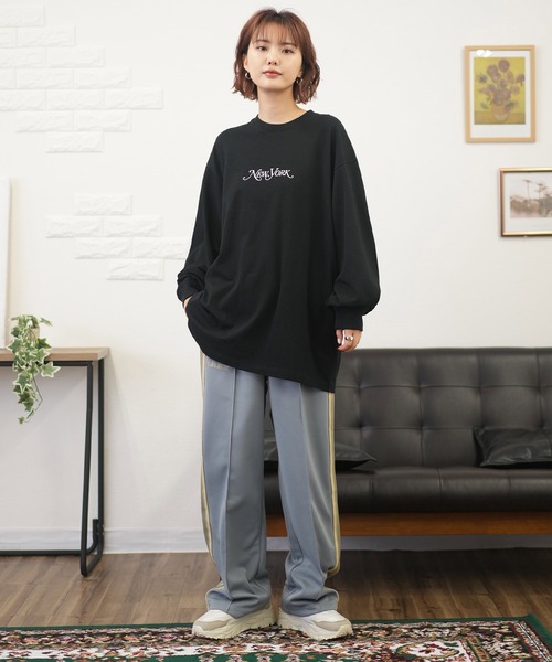 tシャツ NEW ERA/ニューエラ ロンT バックプリント 14350606/14350607 レディース NEW ERA tシャツ ERA/ニューエラ ロンT バックプリント 14350606