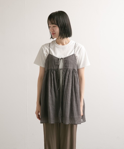 URBAN RESEARCH DOORS キャミソール シャドーチェック