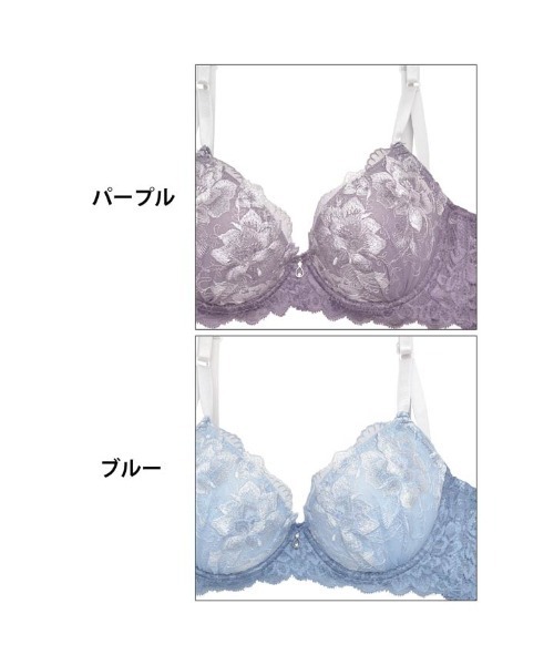 ブラジャー ショーツセット ダスティ クイーンローズ 育乳 脇高