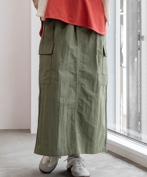 Dickies（ディッキーズ） ロング スカート ナイロンカーゴスカート