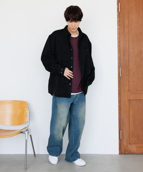 tシャツ ダンボールレイヤー長袖T / 142863 メンズ | LAKOLE | 12