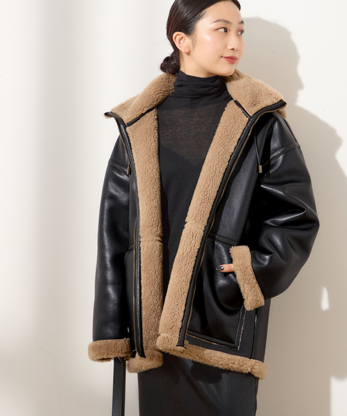 L'ESSAGE JOURNAL STANDARD コート journal standard L'essage コート アウター バックサテン