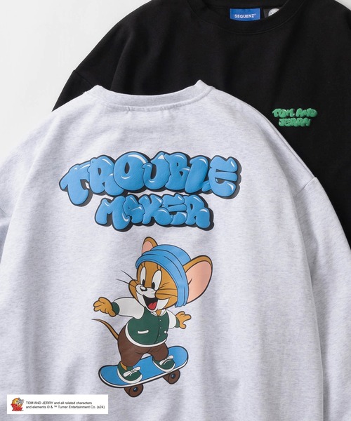 トレーナー スウェット 「0」「TOM＆JERRY/トムとジェリー」ワン