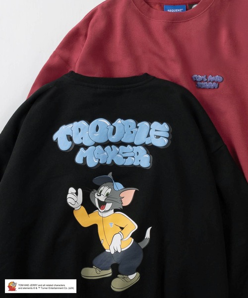 新品同様XL！BAPEXTOM AND JERRY PAINTINGスウェット黒 新品同様XL！BAPEXTOM AND JERRY PAINTINGスウェット黒