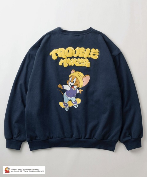 トレーナー スウェット 「0」「TOM＆JERRY/トムとジェリー」ワン