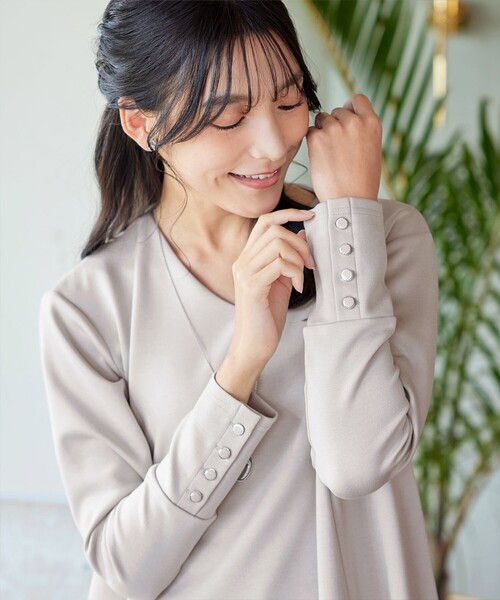 tシャツ フレアシルエットカットソー レディース