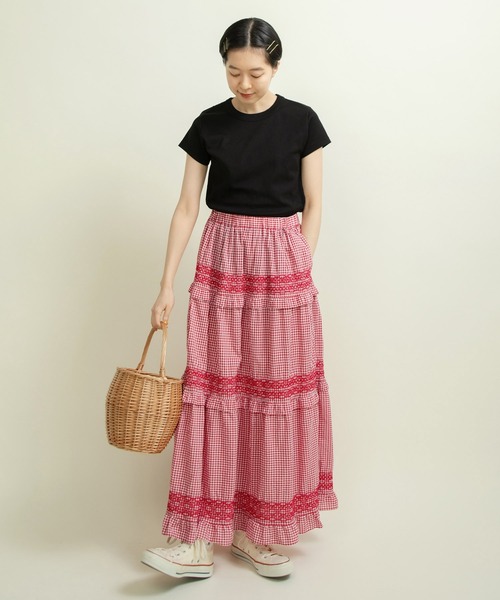 Dot＆Stripes CHILD WOMAN テーブルクロスクロシェ スカート Dot＆Stripes CHILD WOMAN（ドットアンドストライプス