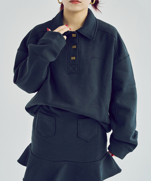 GANNI トレーナー スウェット GANNI/ ガニー Heavy Fleece Drop